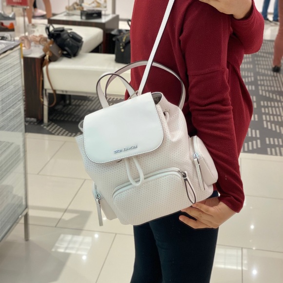 MK MEDIUM WHITE BACK PACK - Picture 2 of 3